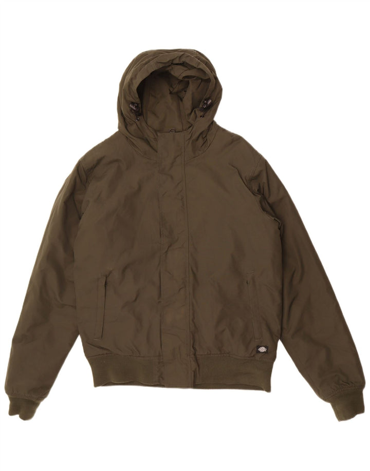 Dickies Herren-Bomberjacke mit Kapuze, UK 36, Small, Khaki, Polyamid