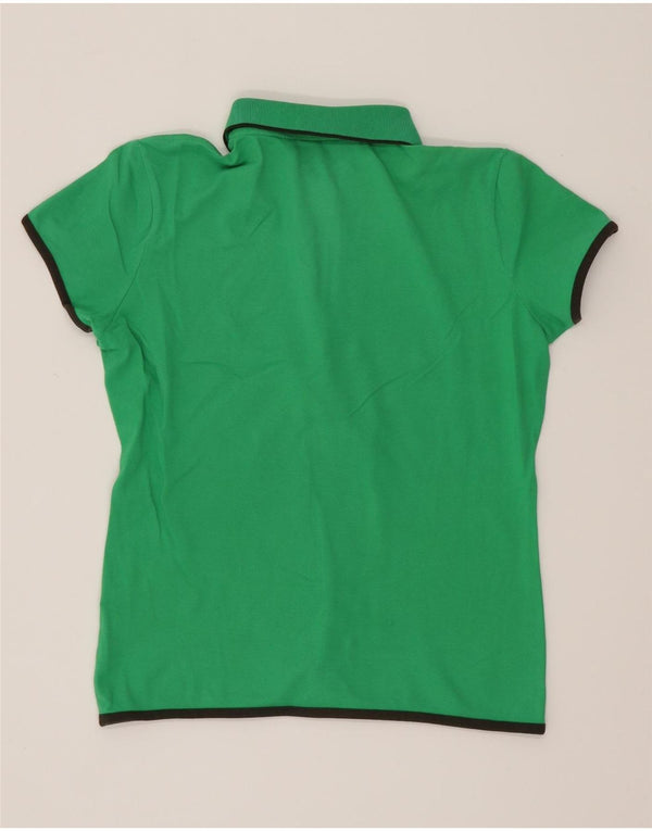 K-Way Mädchen-Poloshirt, 5–6 Jahre, grüne Baumwolle