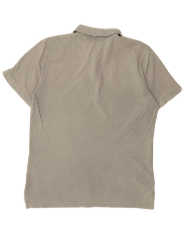 Nike Mens Polo Shirt Medium Grey Cotton