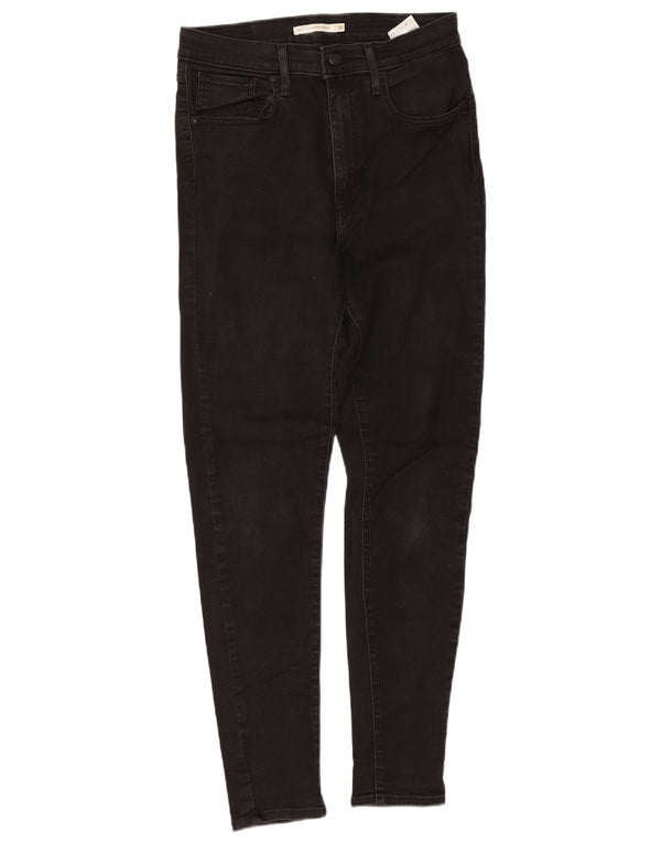 Levi's Dame Mile High Super Skinny Jeans W30 L29 Sort Bomuld