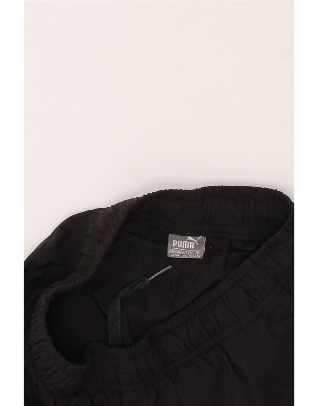 PUMA Boys Sport Shorts 9-10 Years Medium Black Polyester Vintage Puma and Second-Hand Puma from Messina Hembry 