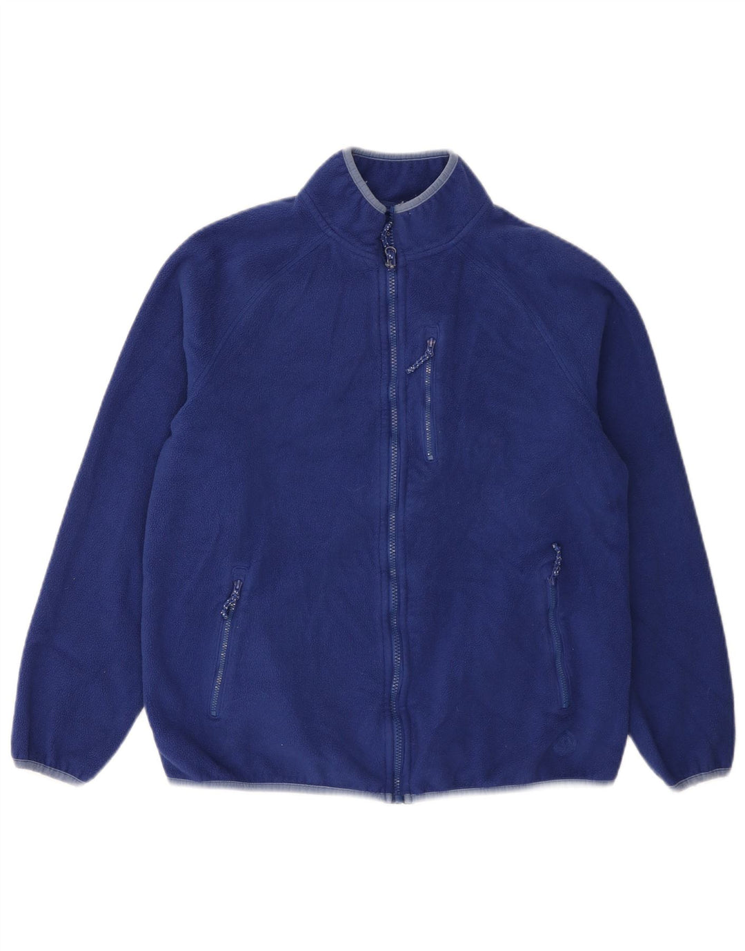 Marks & Spencer Damen Fleecejacke UK 16 Large Blau Polyester
