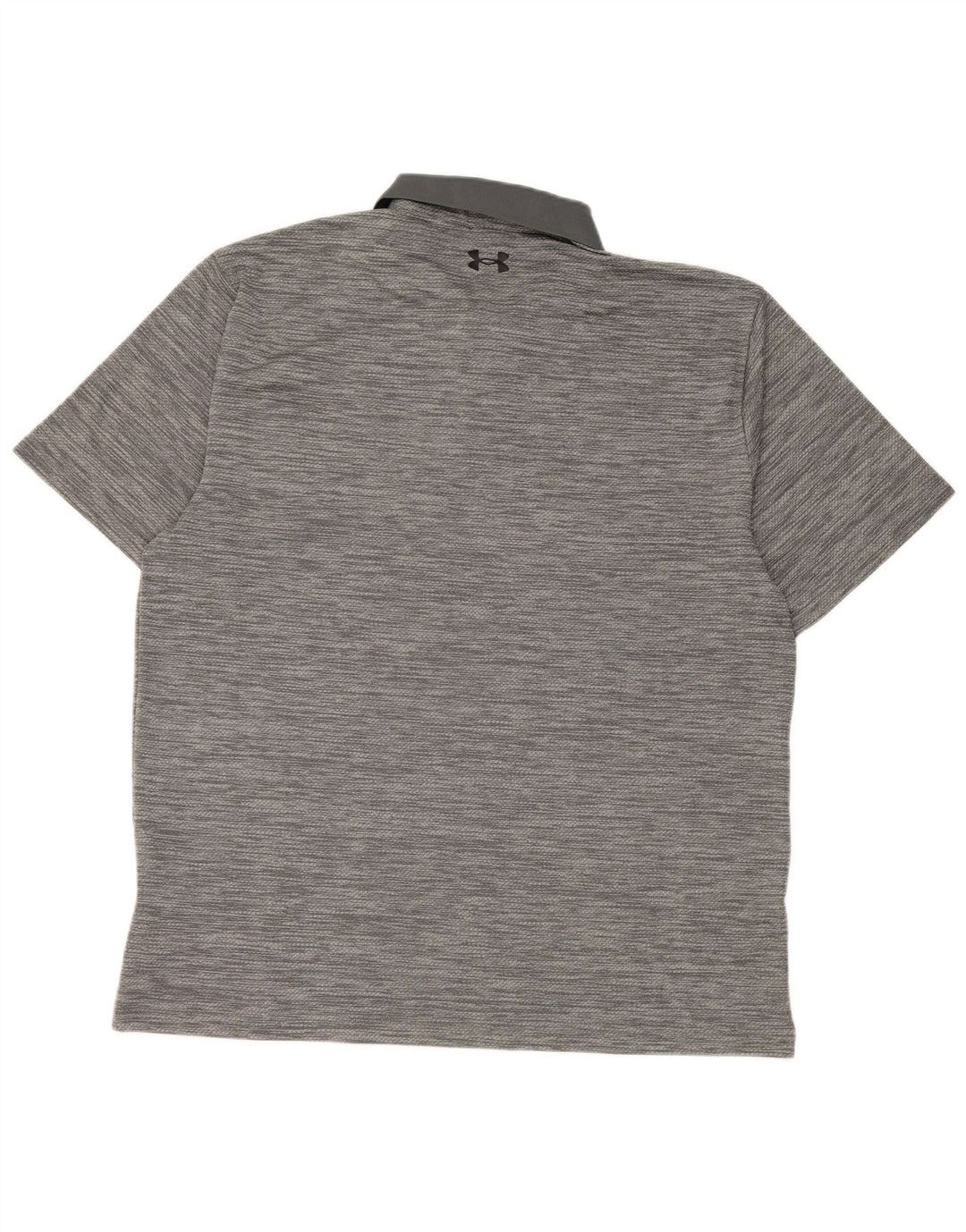 Under Armour Mens Polo Shirt XL Grey Flecked Polyester