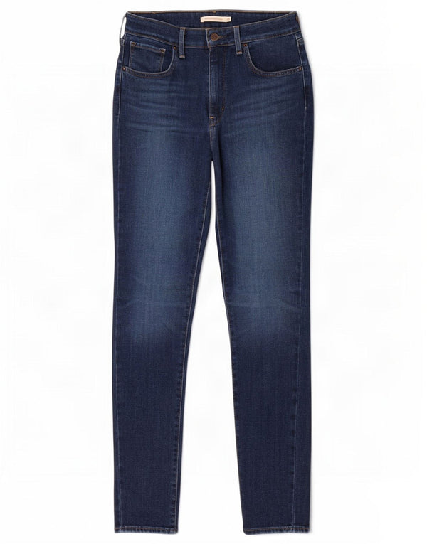 Jeans skinny a vita alta Levi's 721 da donna W29 L30 in cotone blu navy