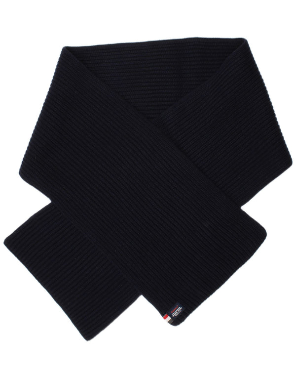Superdry Mens Knit Rectangle Scarf One Size Navy Blue Acrylic Classic