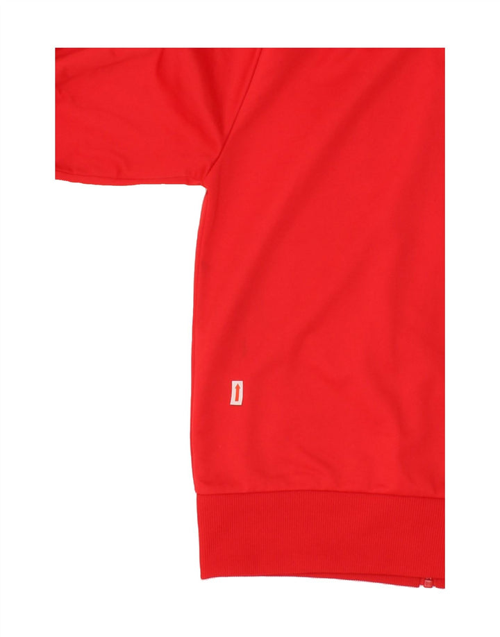 ELLESSE Womens Graphic Tracksuit Top Jacket UK 8 Small Red Polyester Vintage Ellesse and Second-Hand Ellesse from Messina Hembry 