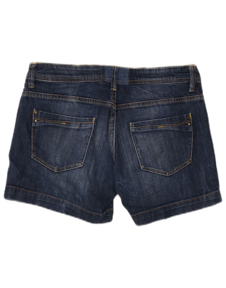 Vintage Womens Denim Shorts W32 Large Blue Cotton