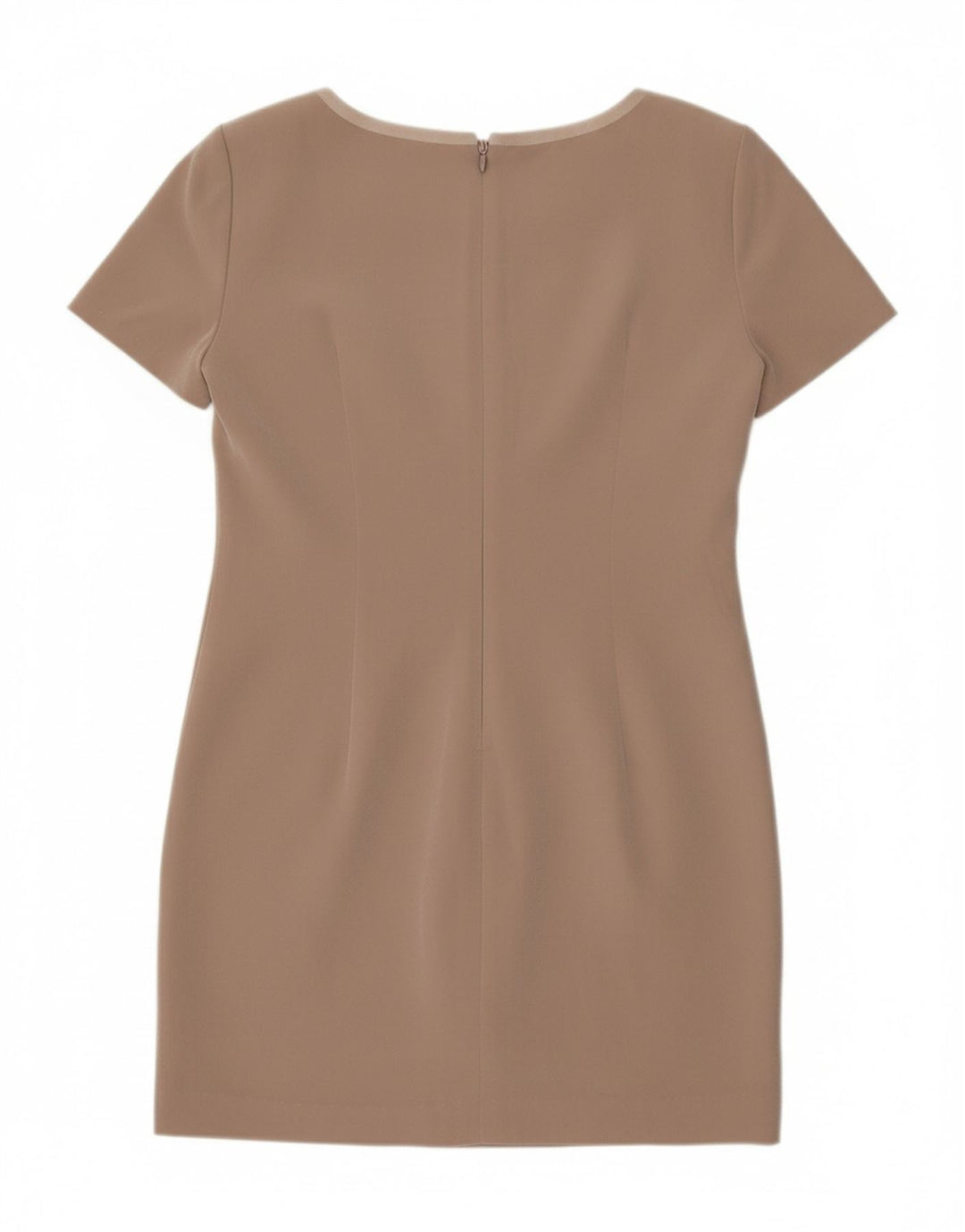 JACQUES VERT Womens Sheath Dress UK 14 Large Beige Polyester