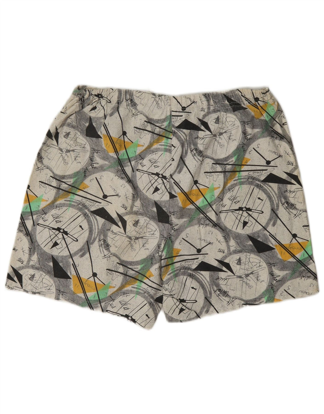 Vintage Mens Sport Shorts Large Multicoloured Geometric