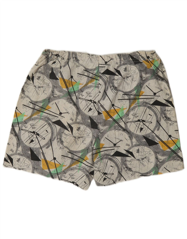 Vintage Mens Sport Shorts Large Multicoloured Geometric