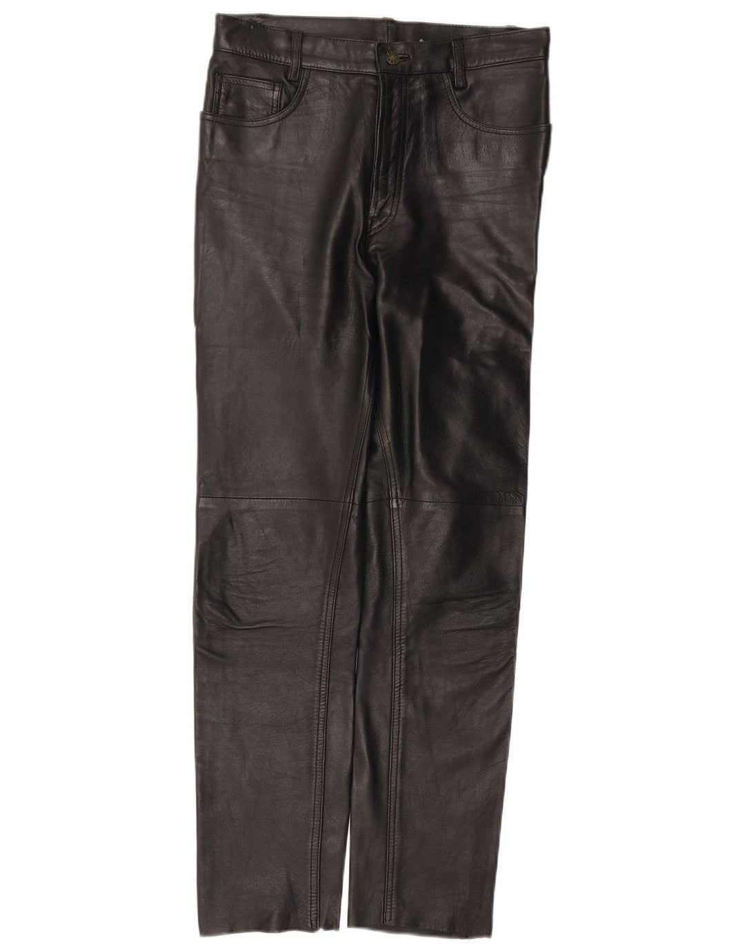 Vintage Womens Straight Trousers W30 L30 Black