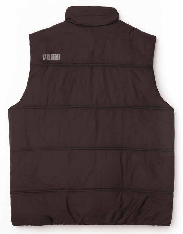 Gilet imbottito con grafica Puma da uomo UK 42 XL poliestere nero