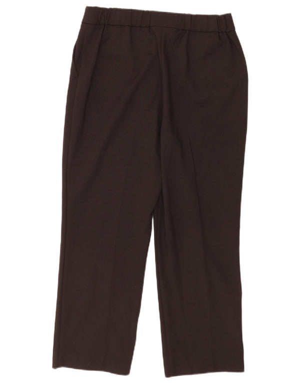 Pantaloni tăiați drepti pentru femei Marks & Spencer UK 10 Small W28 L23 Black