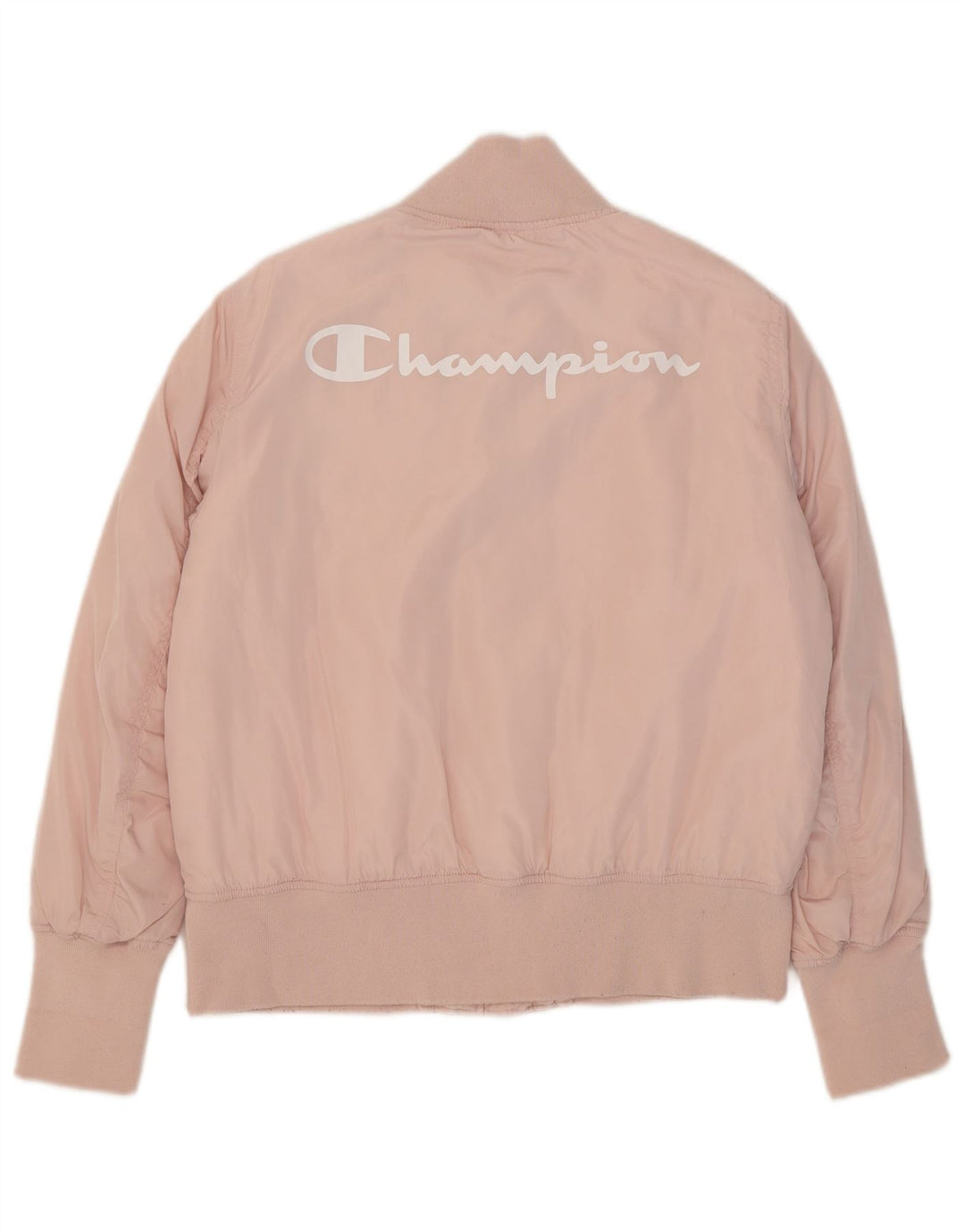 Champion Damen Bomberjacke mit Grafik IT 46 Large Pink Polyester