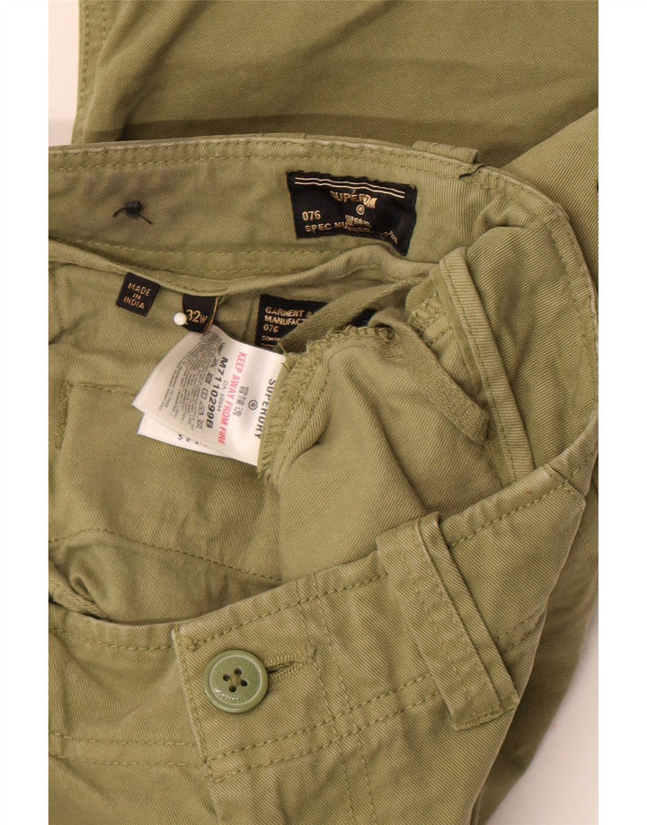 Superdry Herren Cargoshorts W32 Medium Khaki Baumwolle