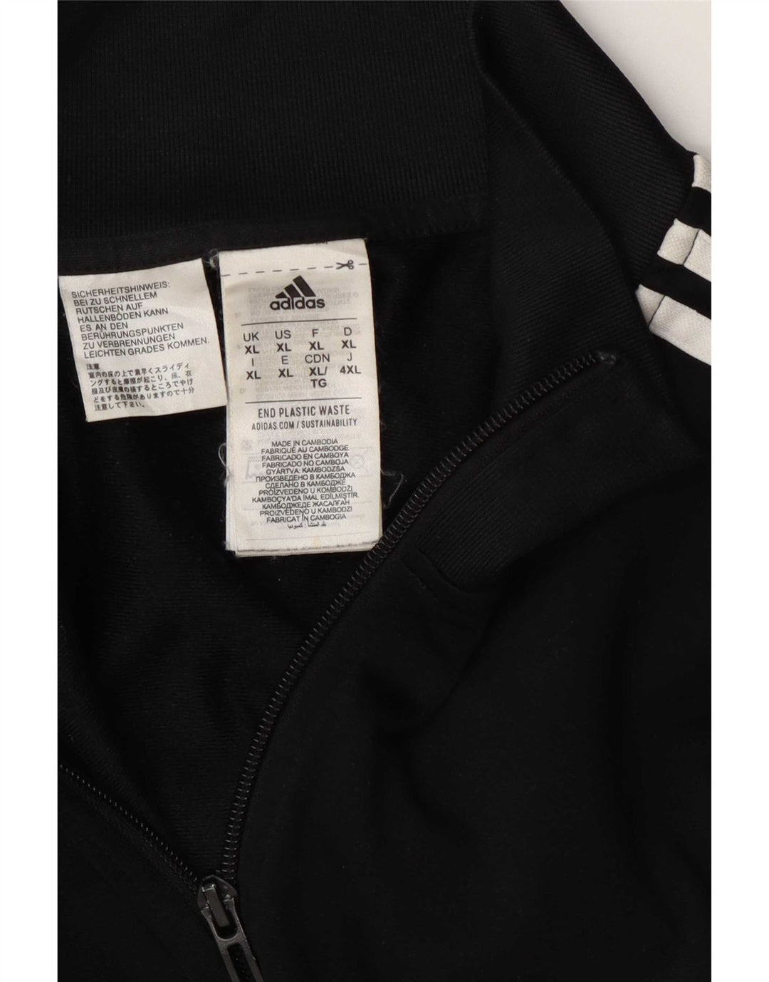 Jaqueta Adidas Mens Treino Top XL Poliéster Preto