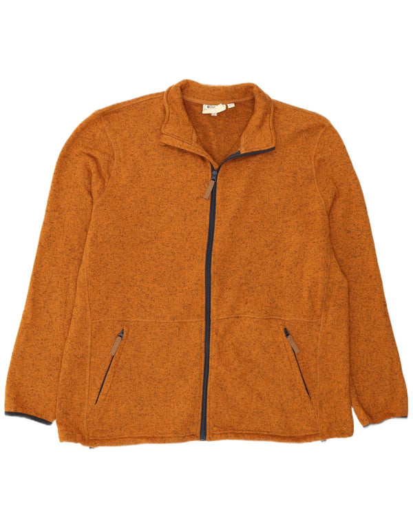 Mountain Warehouse Veste de survêtement pour homme en polyester moucheté marron 3XL