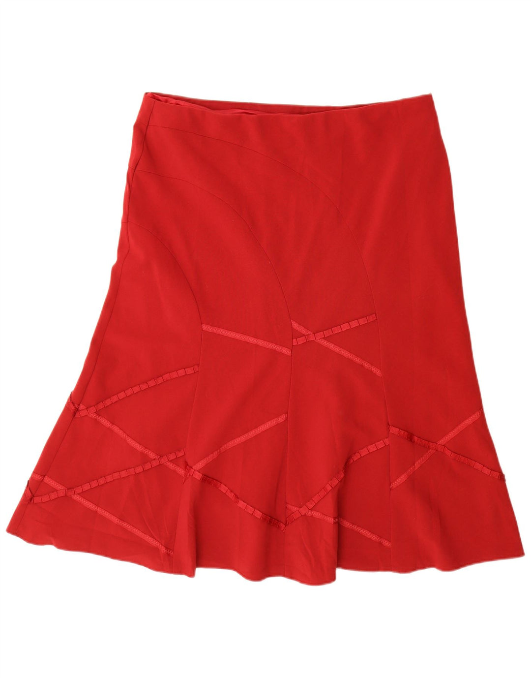 Marks & Spencer Womens A-Line Skirt UK 18 XL W38  Red Polyester