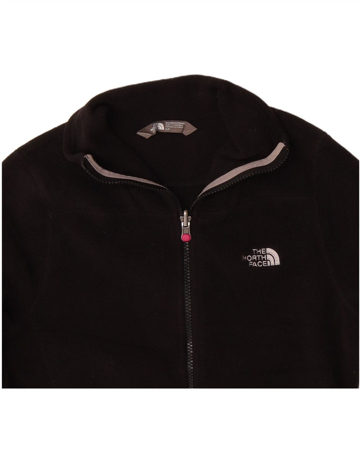 THE NORTH FACE Womens Fleece Jacket UK 10 Small Black