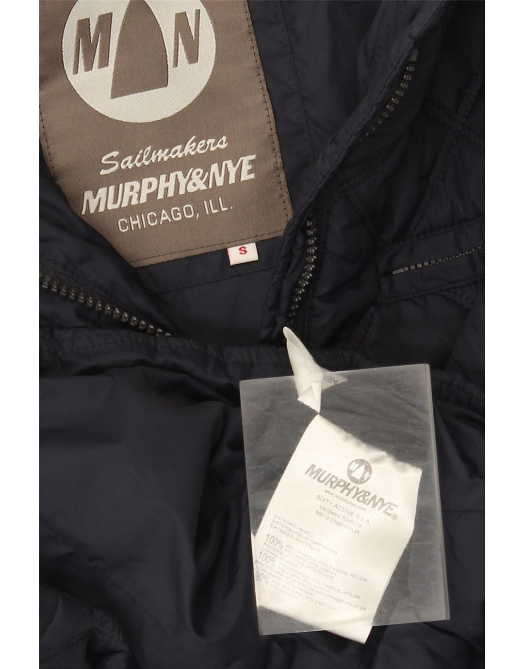 Murphy & Nye Veste matelassée pour femme UK 10 Small Bleu marine Polyamide