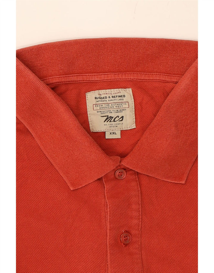 MARLBORO CLASSICS Mens Polo Shirt 2XL Orange Vintage Marlboro Classics and Second-Hand Marlboro Classics from Messina Hembry 