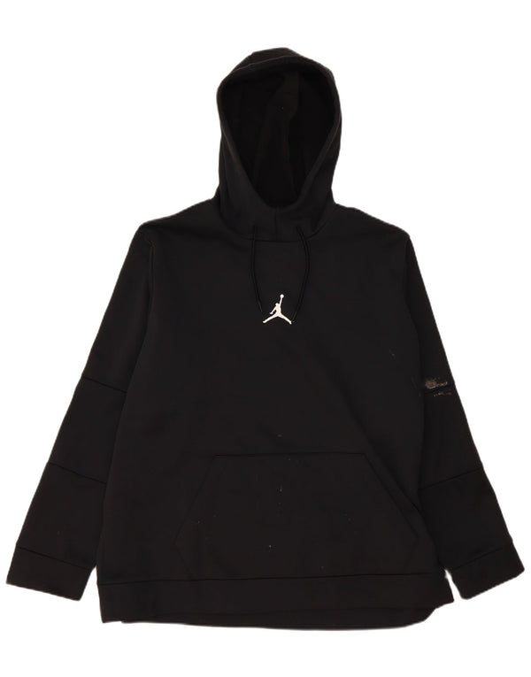 Felpa con cappuccio Jordan Graphic Standard Fit da uomo 2XL poliestere nero