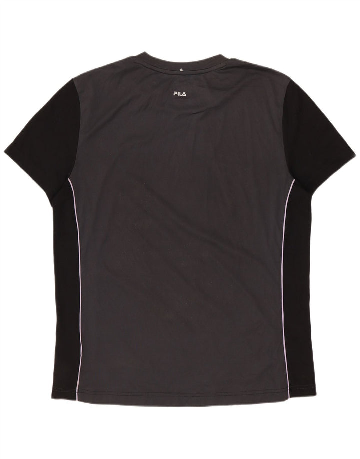 FILA Camiseta para hombre Top IT 48 Poliéster color block gris medio