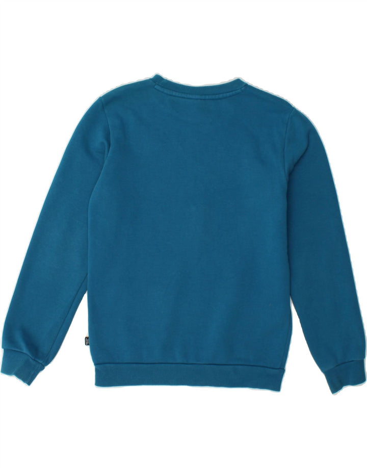 PUMA Boys Graphic Sweatshirt Jumper 11-12 Years  Blue Vintage Puma and Second-Hand Puma from Messina Hembry 
