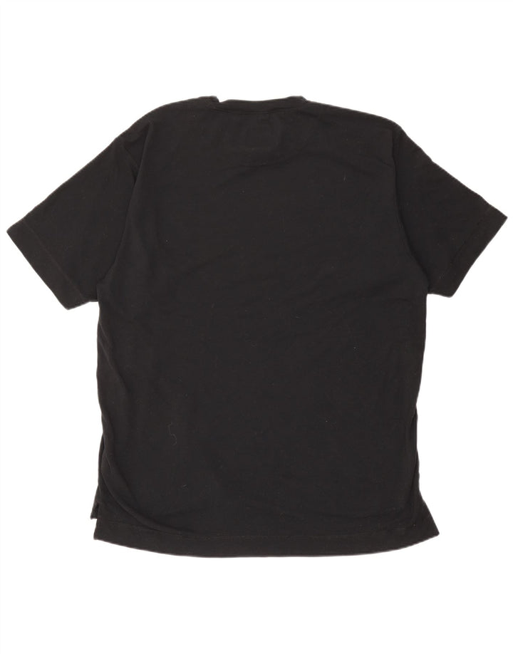 Jack Wolfskin Mens T-Shirt Top 2XL Black Polyester