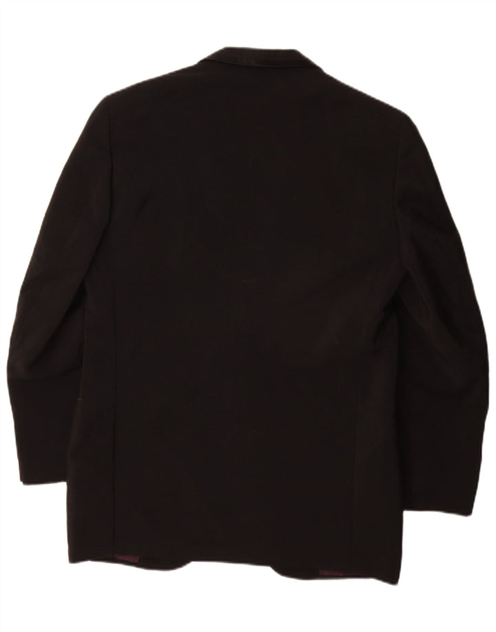 San Babila Mens Milano 1 Button Blazer Jacket UK 40 Large Black