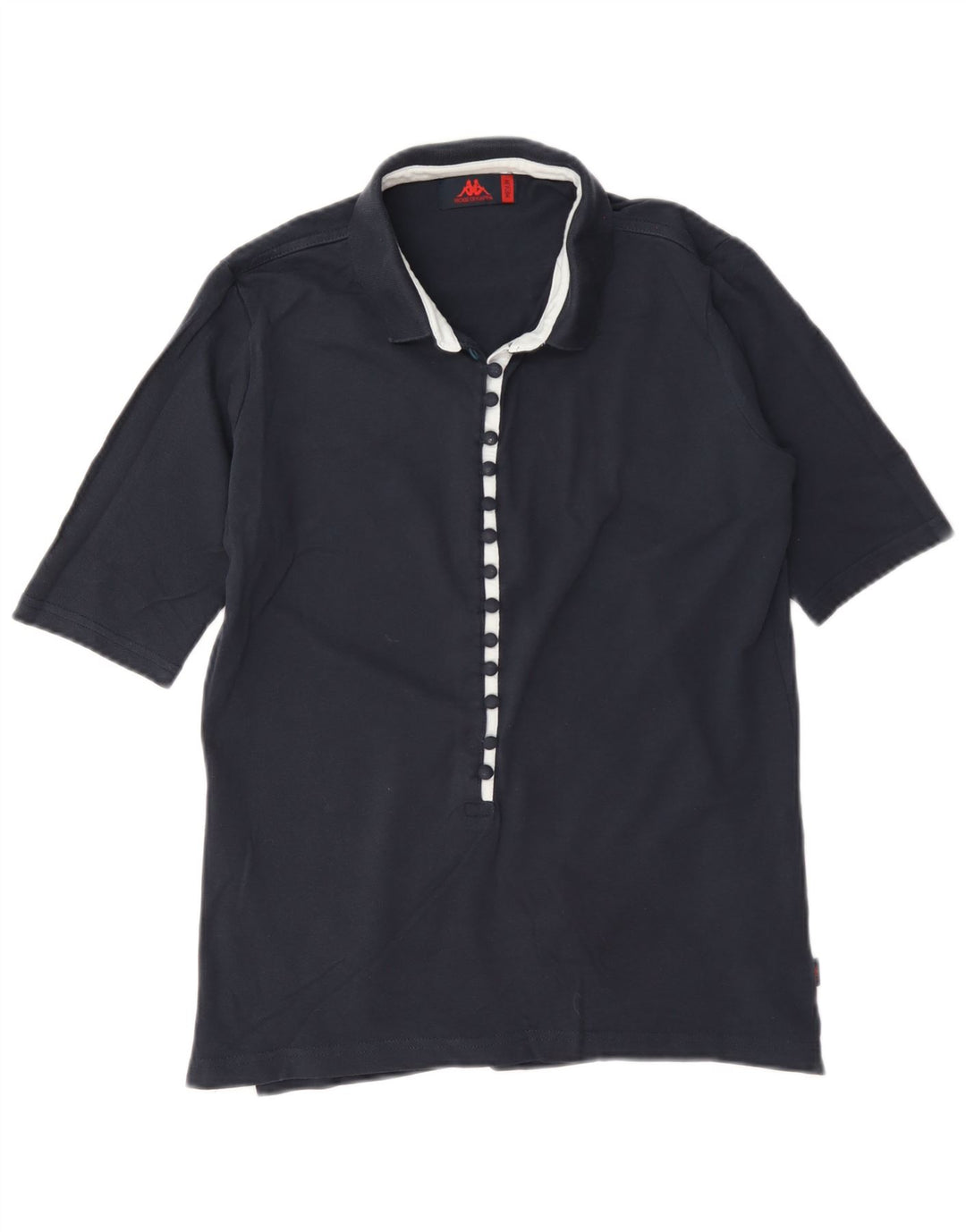 Polo Kappa da donna UK 14 medio blu navy