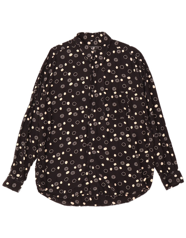 Cămașă Bărbați VINTAGE XL Negru Floral