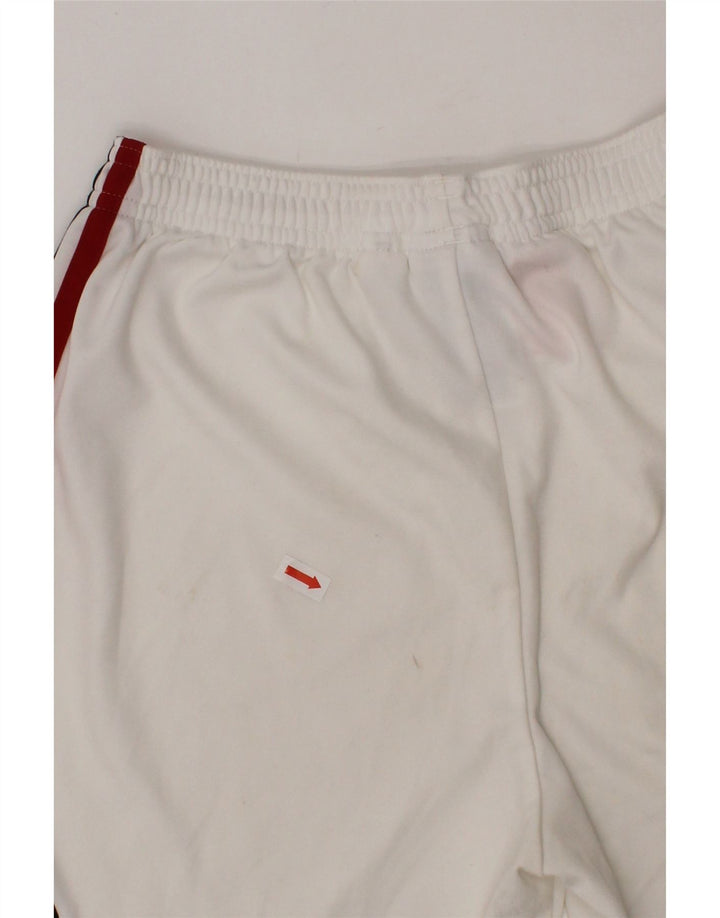 ADIDAS Boys Sport Shorts 9-10 Years  White Polyester Vintage Adidas and Second-Hand Adidas from Messina Hembry 