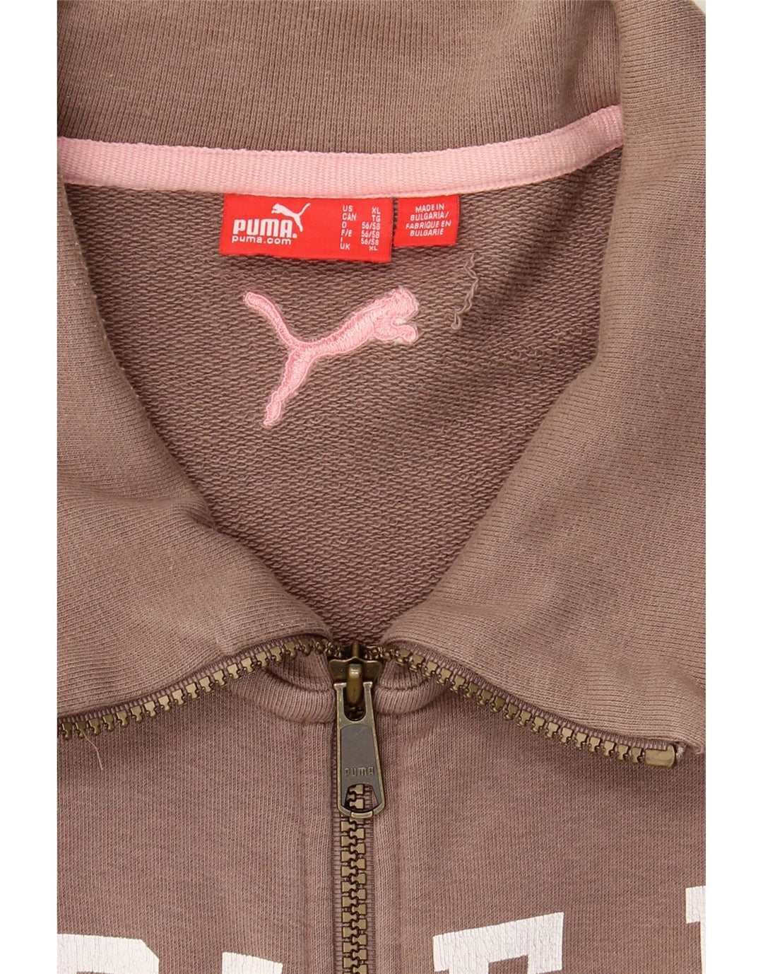 PUMA Mens Graphic Tracksuit Top Jacket XL Pink Vintage Puma and Second-Hand Puma from Messina Hembry 