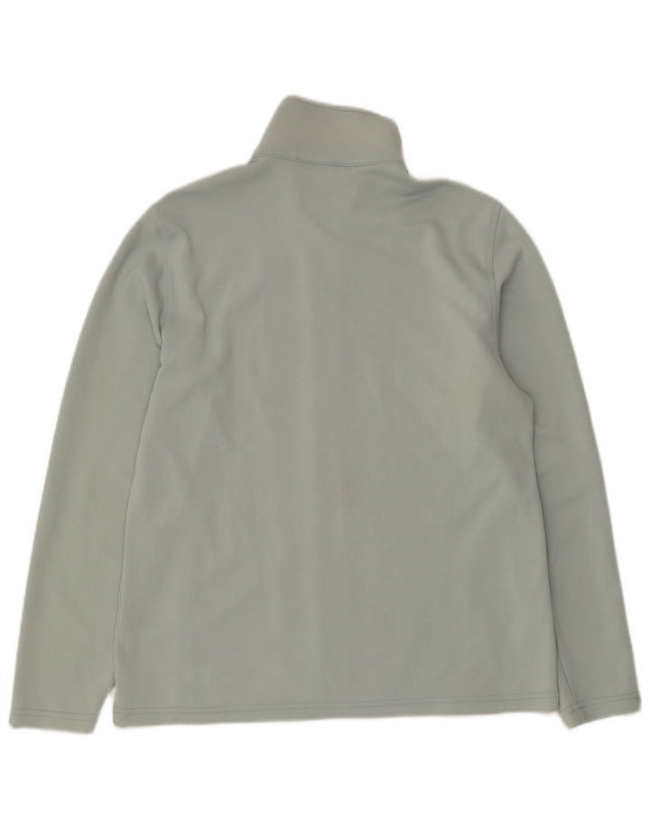 Asics Damen Trainingsanzug Top Jacke UK 16 Large Blau Polyamid