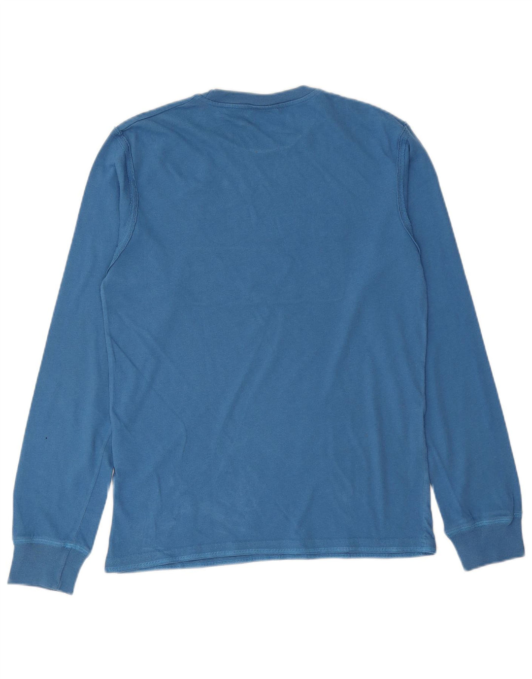 LEVI'S Mens Graphic Top Manga Larga Algodón Azul Medio