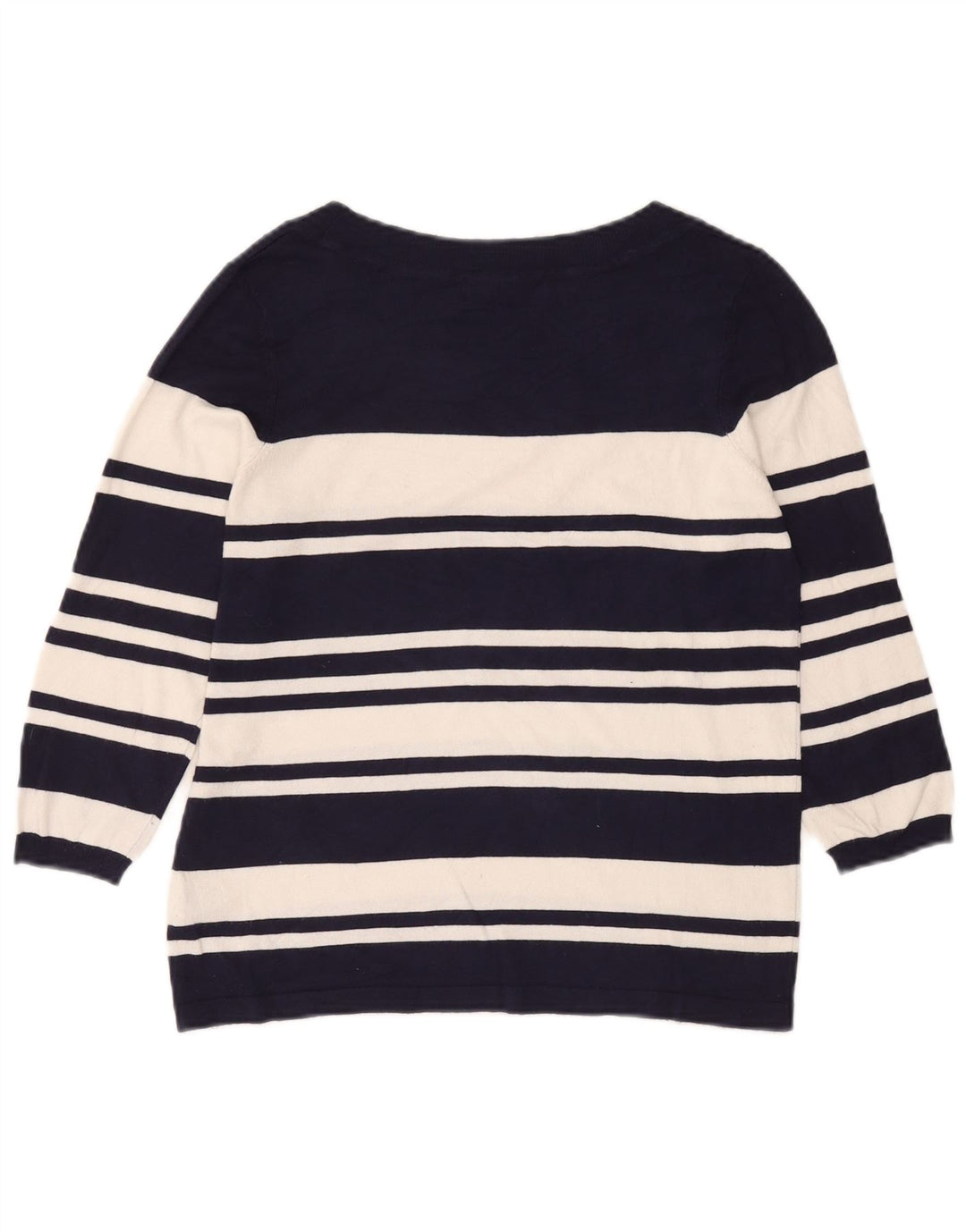 Marks & Spencer Womens Crew Neck Jumper Sweater UK 14 Medium Navy Blue
