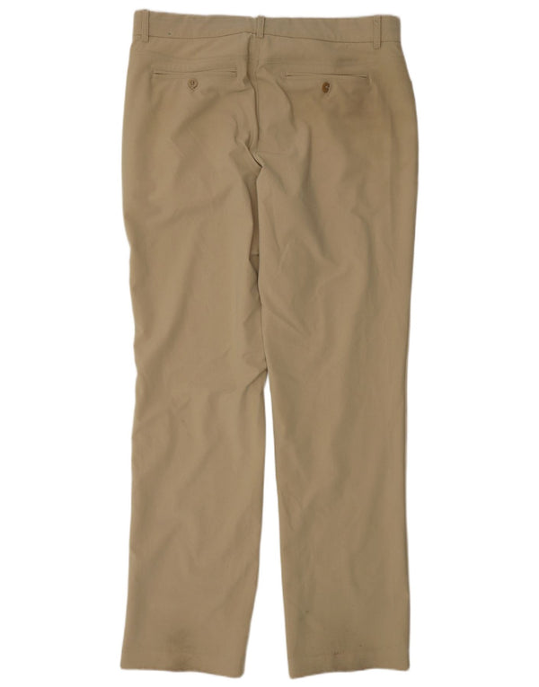 Tommy Hilfiger Mens Golf Straight Chino Trousers W36 L34 Beige Nylon