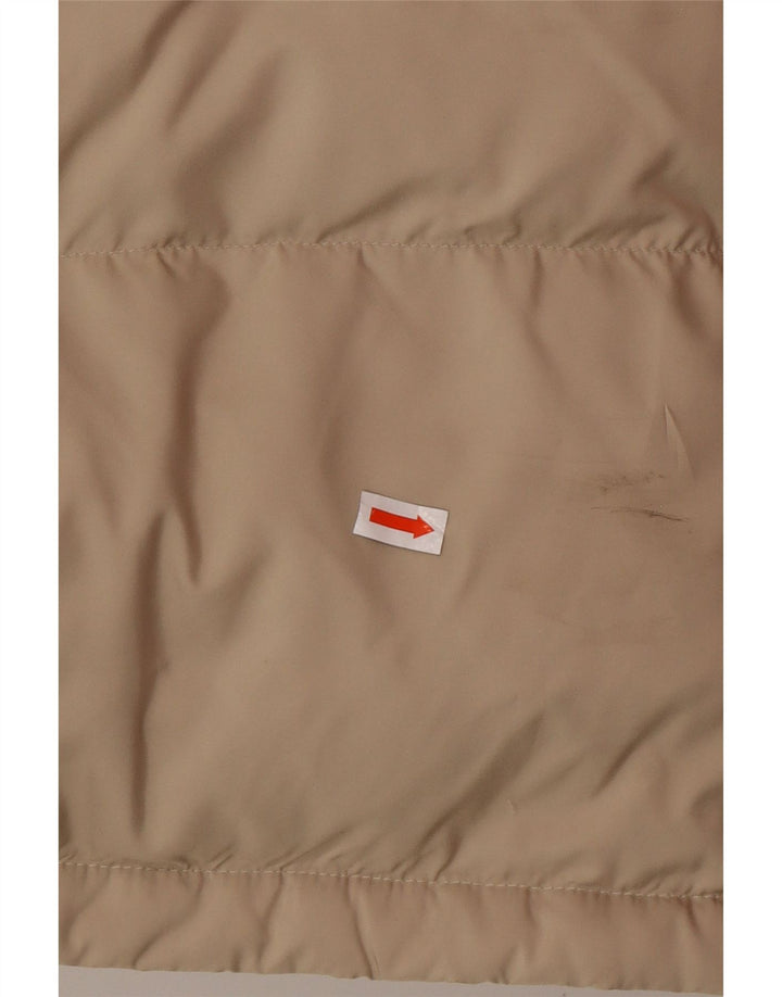 FILA Herre hættepolstret jakke UK 38 Medium Beige Polyester