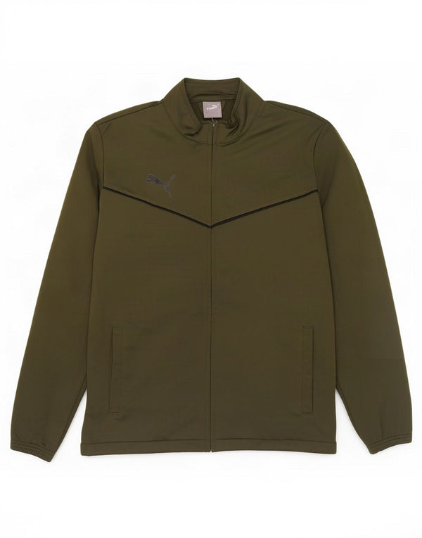 Puma Veste de survêtement pour homme Large Kaki Polyester