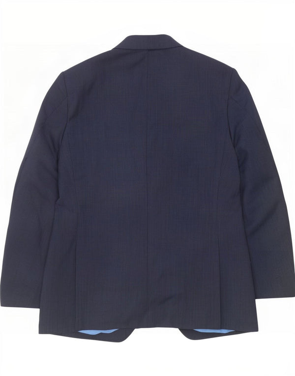 Tommy Hilfiger Herre 2-knaps blazerjakke UK 40 Large Navy Blue Pinstripe