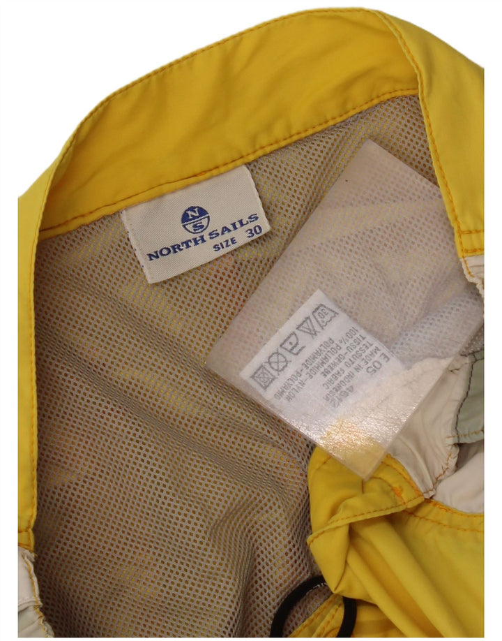 North Sails Mens Swimming Shorts Medium Yellow Colourblock Nylon