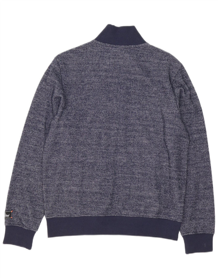 Pulover cardigan pentru bărbați Sun68 Poliester bleumarin mediu