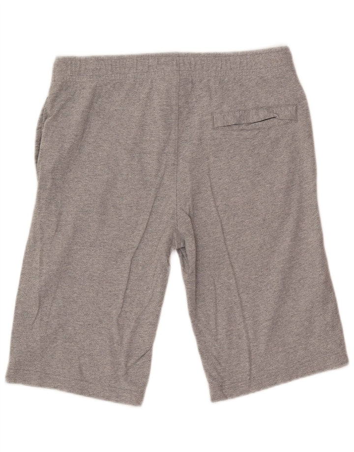 NIKE Mens Sport Shorts Medium Grey Flecked Cotton
