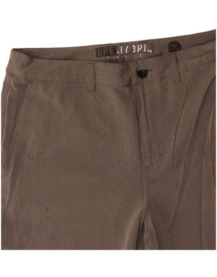 BKE Herre Chino Shorts W33 Mellemgrå Polyester