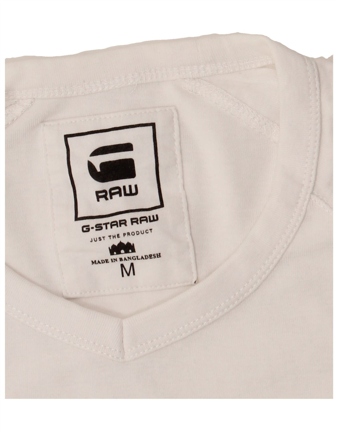 G-STAR Boys Top Long Sleeve 14-15 Years Medium White Cotton Vintage G-Star and Second-Hand G-Star from Messina Hembry 