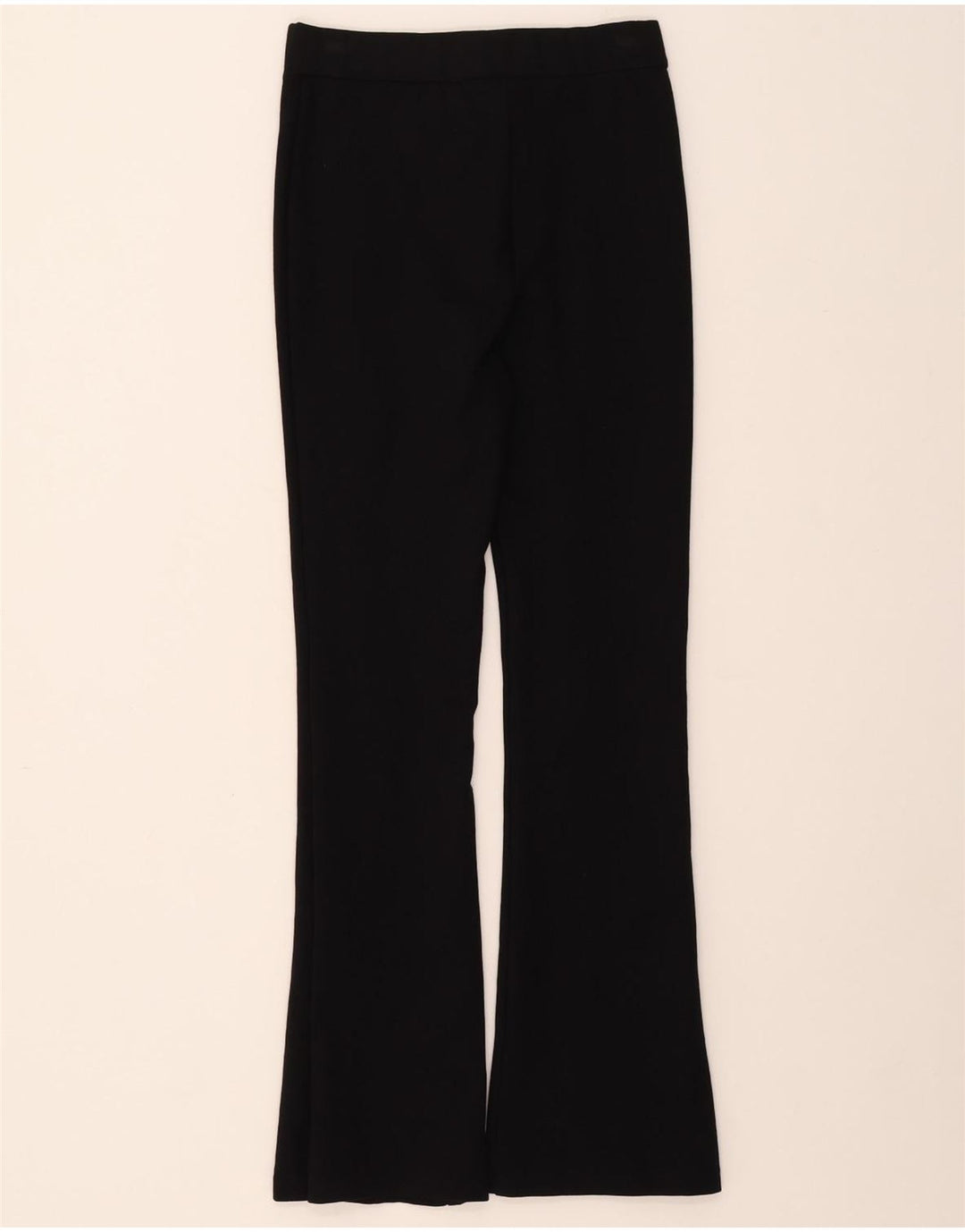 ZARA Womens Bootcut Casual Trousers Small W26 L28 Black Vintage Zara and Second-Hand Zara from Messina Hembry 