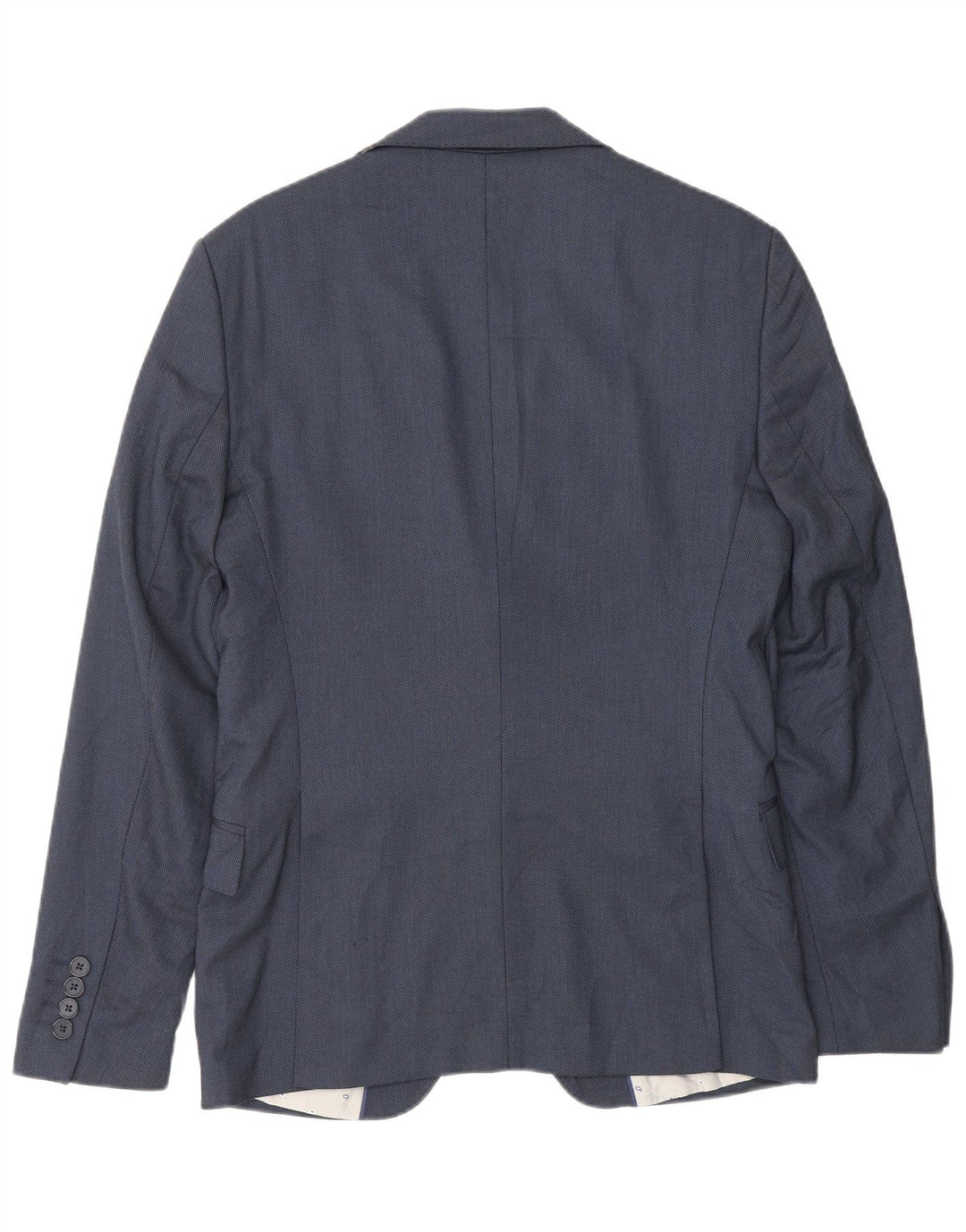 Zara Ανδρικό μπουφάν σακάκι με 2 κουμπιά EU 46 Small Navy Blue Viscose