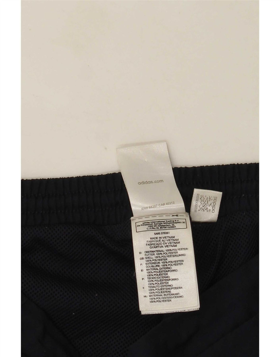 Adidas Bermuda Sport Short UK 12 Medium Bleu Marine Polyester