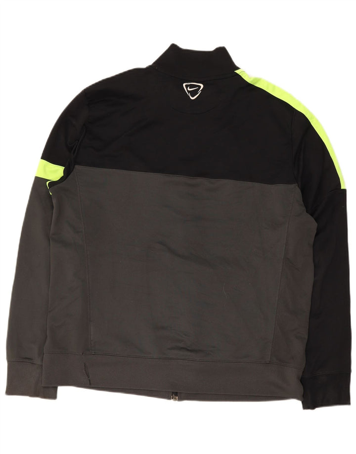 Męska kurtka dresowa Nike Dri Fit XL, szary, kolorowy poliester